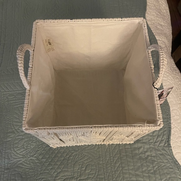 Becky Owens Woven Storage Box - color Beige - Picture 6 of 10